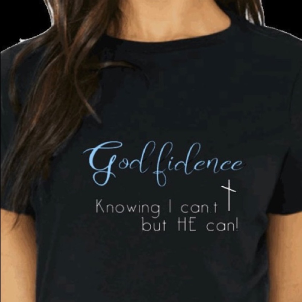 2/$25 GODfidence - Christian tee shirt - plus…